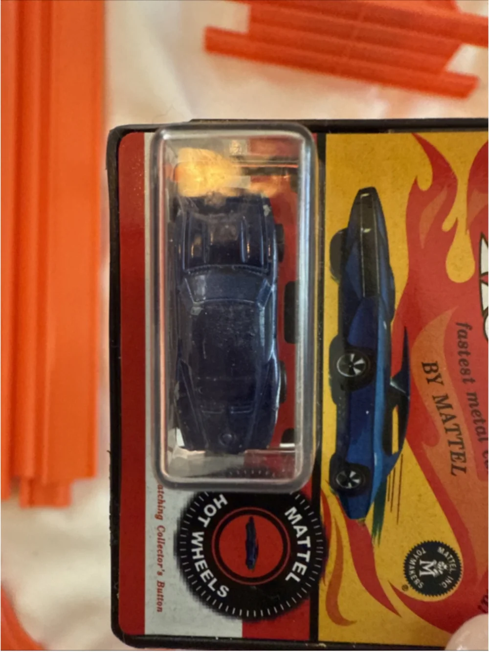 Mattel Hot Wheels Miniature Race Track And Cars